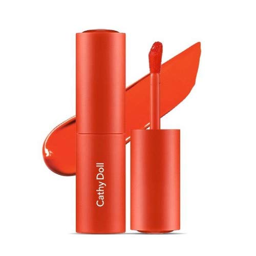 #MG Cathy Doll Heart Social Heart Vivid Tint 3.5g #01 Mídia suncial -Torno de lábio duradouro e vívido e duradouro com acabamento de veludo