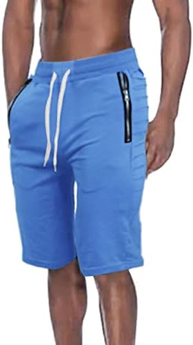 Shorts masculinos BMISEGM MONS MONOS MAÇA CASUAL CUSULAÇÃO SOLID CRUPPEL CRUPPED CORTES PALHAS DE 7 polegadas Homens de shorts