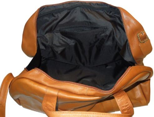 NBA Cleveland Cavaliers Tan Leather Corey Duffel Bag