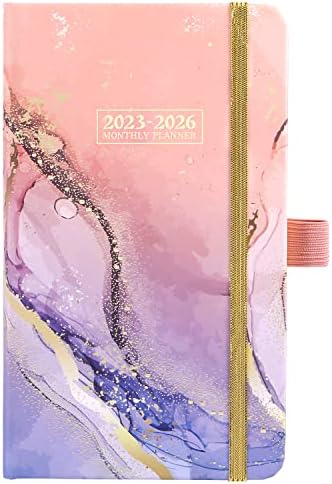 Pocket Planner/Calendário 2023-2026 - Planador/calendário mensal de bolso com 63 notas Páginas, jul. 2023 - junho 2026,