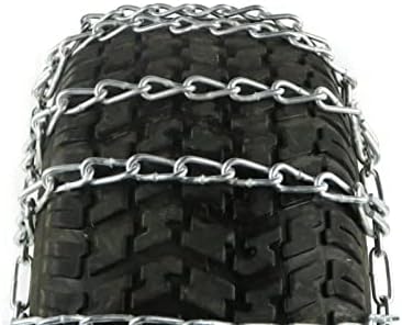 A ROP SHOP | 2 Corrente de pneus de ligação e par de tensionadores para Troy-Bilt Snowblower 24x10.5x12, 24x13x12