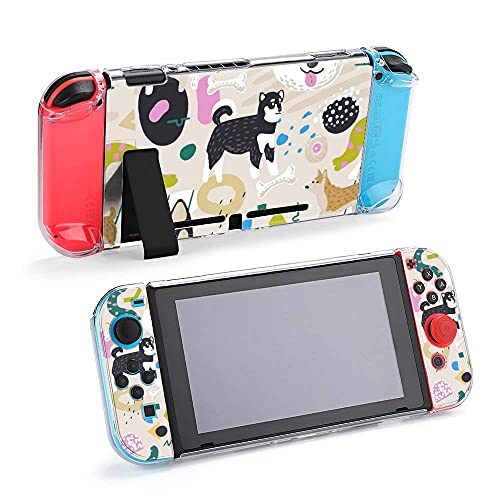 Caso para o Nintendo Switch, cães infantis de cinco peças definem acessórios de console de casos de capa protetores para