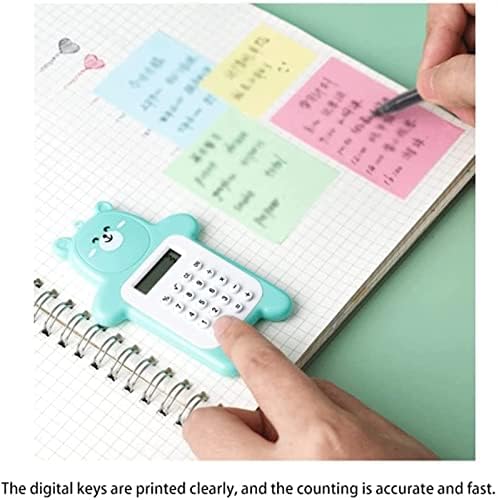 Calculadora de escritórios, calculadora calculadora Creative Creative 8 dígitos calculadora portátil calculadora fofa