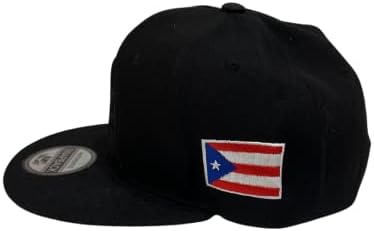 PR 3D Bordbill bordado tampa de snapback com bandeira de Porto Rico