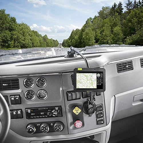 Sistema de montagem eletrônico de rack de engrenagem de caminhão para caminhão para tablet GPS Garmin Nuvi Tomtom via