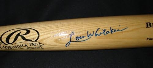 Lou Whitaker autografou Big Stick Bat