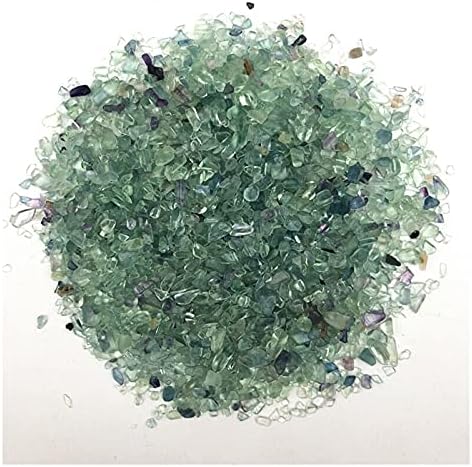 Seewoode ag216 50g 2-4mm Fluorite verde natural Cascalhos de quartzo caçados de cura e cristais presentes