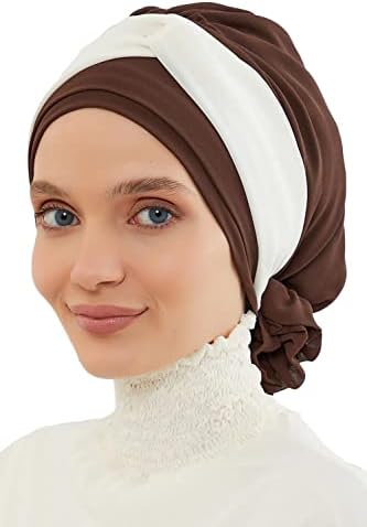 Turbante instantâneo de turbante Multicolor Chiffon Turbans Chefe de Cabeça para mulheres Design elegante