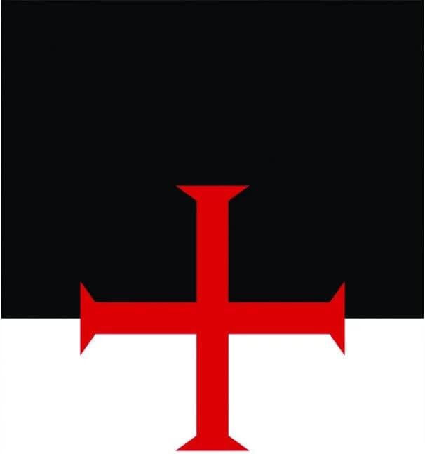 Knights Templar Flag Sticker Auto Adesivo Vinil Cavaleiro Escudo - C958 - 6 polegadas ou 15 centímetros Tamanho do decalque