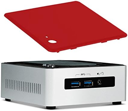 Gorite Intel NUC Substituição Padrão de tampa escura vermelha