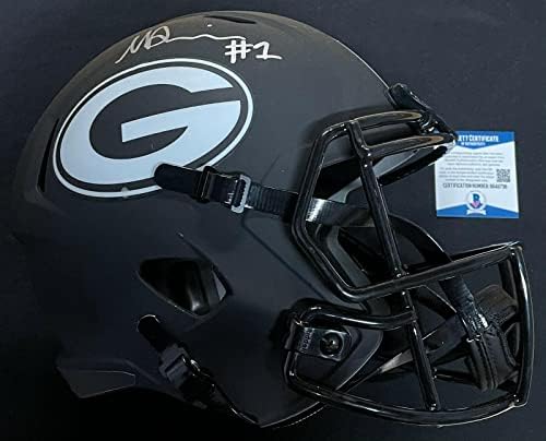 George Pickens assinou a Georgia Bulldogs FS Riddell Speed ​​Matte Black Helmet - Capacetes da faculdade autografados