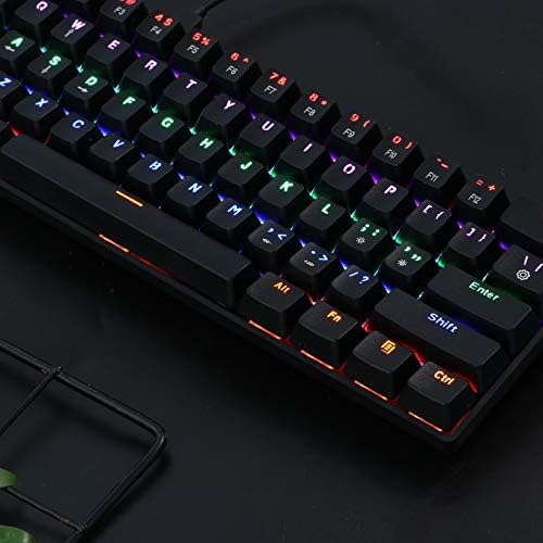 Comigeewa dk61e 61-chave rgb teclado mecânico teclado