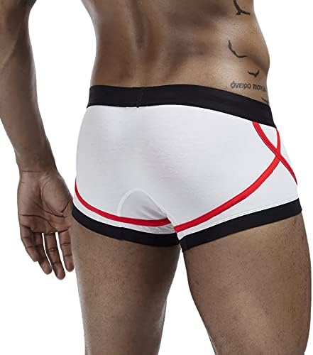 Boxers para homens que combinam com calças de impressão colorida de casas de casa de pijamas calcinhas de calcinha de