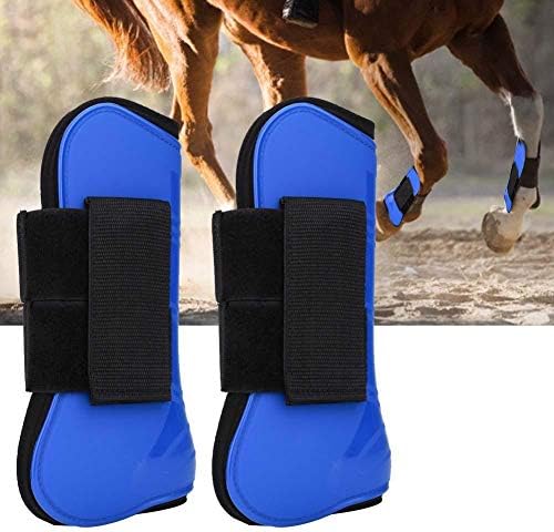 Botas de suporte a cavalo viagasafamido, 1 par de cavalos respiráveis ​​em abramento de pular proteção de bota suporta embrulhar