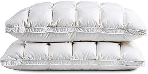 Almofadas padrão de Zjing para dormir, travesseiros de cama 2 Pacote de hotel Pillow, travesseiros alternativos para dormentes