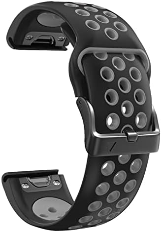 CEKGDB 26 mm 22mm Silicone colorido Banda de vigilância Strap para Garmin Fenix ​​6x 6 Pro Fenix ​​5x 5 mais 3 3HR