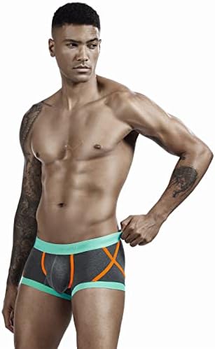 BMISEGM Athletic Rouew Men masculino respirável confortável cintura baixa sexy respirável colorido de cor sólida shorts