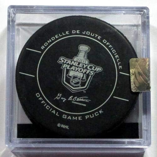 2011 Stanley Cup Playoffs New York Rangers NHL Game Official Puck Sealed New - Hockey Cards