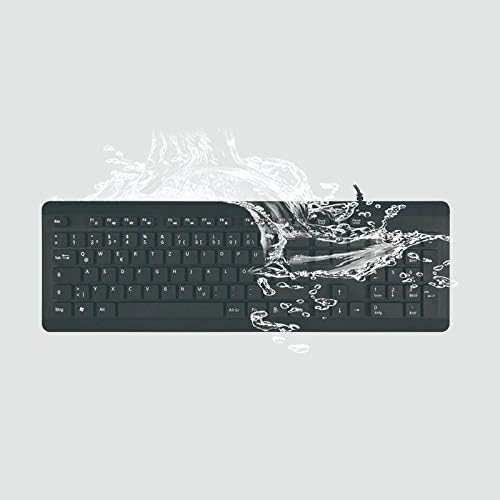 Teclado de onda de caixa compatível com Acer Chromebook C738T -C44Z - Teclado aquaproof USB, teclado USB de água à prova