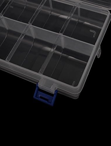 Organizadores de ferramentas destacáveis ​​de plástico aexit 8 parafusos de grade peças eletrônicas caixas de ferramentas de armazenamento 5 pcs