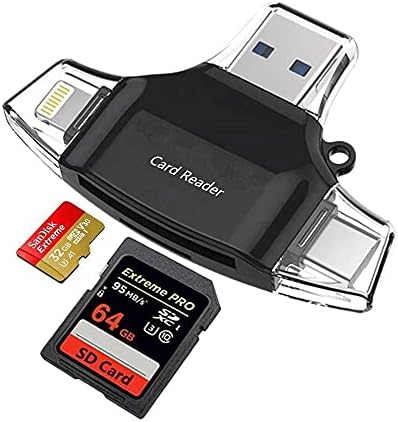 BOXWAVE SMART GADGET Compatível com Irbis TZ151 - AllReader SD Card Reader, MicroSD Card Reader SD Compact USB para Irbis TZ151