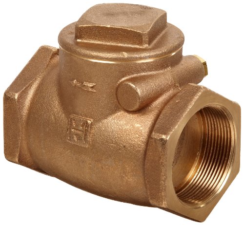 Válvula de Milwaukee 510t Série Bronze Válvula de retenção de bronze, classe 150, 1-1/2 NPT fêmea