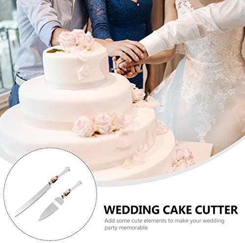 2pcs Creative Cake Cutter Cutting Ferramentas de corte Festival Festival Festas de casamento Supplies para decorações em casa/parede/sala