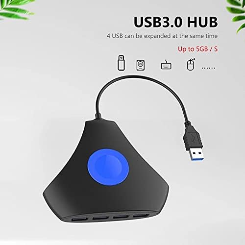 Lmmddp portátil 4 porta USB 3.0 hub de alta velocidade 5gbps Multi USB Splitter Expander adaptador para acessórios