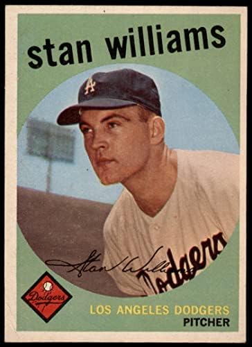 1959 Topps 53 Stan Williams Los Angeles Dodgers Ex/Mt Dodgers