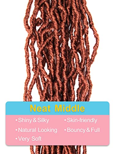 Brdlock Faux Locs Cabelo de crochê 12 polegadas Locs macios Cabelo de crochê 6 pacotes 120 fios/lote locs curtos macios