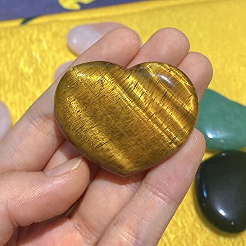 1,8 Grande Cristal de Cristal de Cristal Pedra Tigres Olhos Lisa Gua Sha Cristais Cristais Decoração Meditação ioga Pedras de Preocupação Bolsões de pedras preciosas Reiki Energy Energy Balance