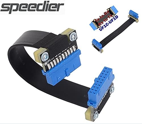 Connectores FPV USB 3.0 a 19/20pin 90 graus Adaptador de cartão RIVER FPC Cabo USB3.0 para fotografia aérea de multopter -