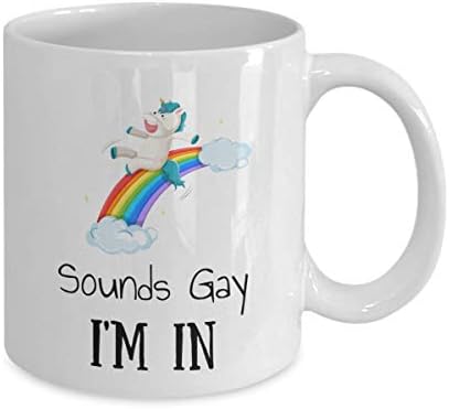 Kip Adoodles - Funny Gay Caneca gay Unicorn Coffee Cop TEA GEAR IDEIR
