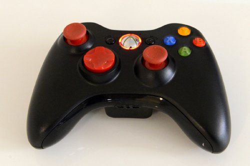 Xbox 360 Modded Controller 10 Modo Fire Rapid Fire Wireless com D-Pad Red, LED e Becks para Guerra Avançada de Cod, Ghost, MW3, Black Ops 2