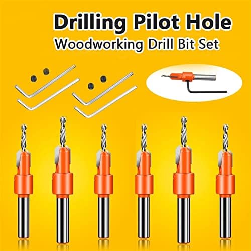 Mountain Men Twist Drill Brill HSS Controcante Baixa parafuso de Bit para Ferramento de madeira Ferramenta de chanfro
