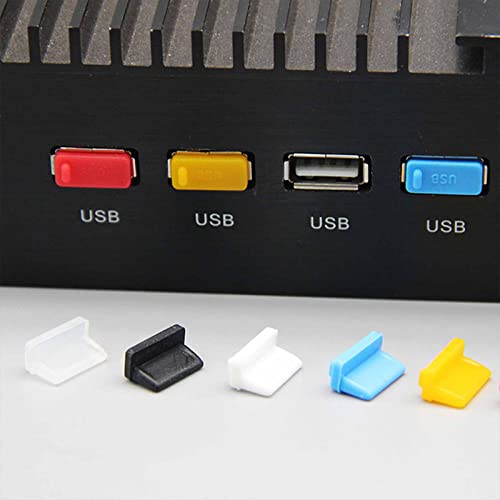 30pcs USB Tipo A Porta cobre as tampas, laptop porto anti-pó de proteção contra poeira, poeira, água e oxidação à prova de oxidação,