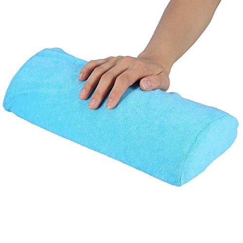Almofada para as mãos, travesseiro de esponja macia na unha - almofada de descanso de unhas, suporte de descanso de braço lavável