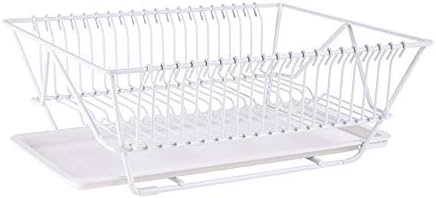 GFDFD Metal e PS Dreno Drening Rack Rack removível Utensílio à prova de ferrugem Holde para cocheiro da cozinha Rack