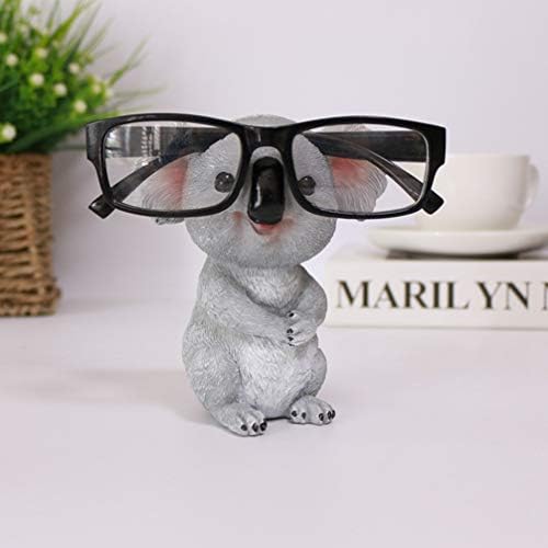 Besportble Desktop Stand Eye Glasses Porta 1pc Resina Koala Porco de óculos de óculos