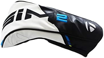 TaylorMade New 2021 Golf Sim2 Driver Cabeça de cabeça preto/branco/azul/limão néon