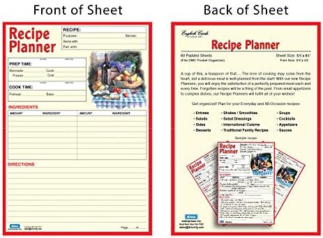 120 ct. Plant Planner de receitas, Gingham vermelho