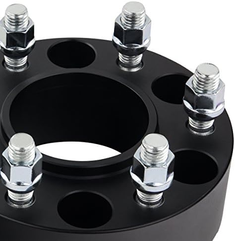 Suspensões supremas - kit de espaçadores de rodas centralizados de 4pc [preto] 2 para o hub de rodas centradas para 2005-2023