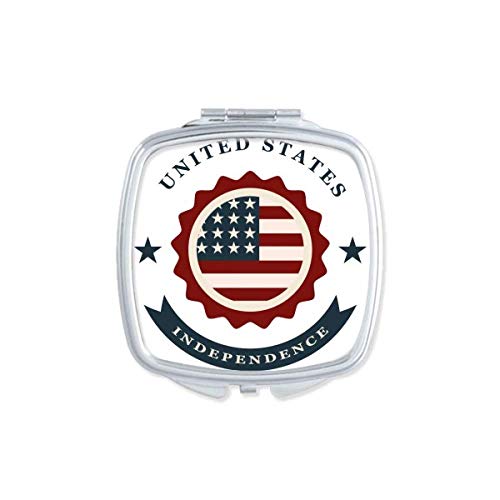 USA Shied Day Independent America Mirror Portátil Compact Pocket Maquia