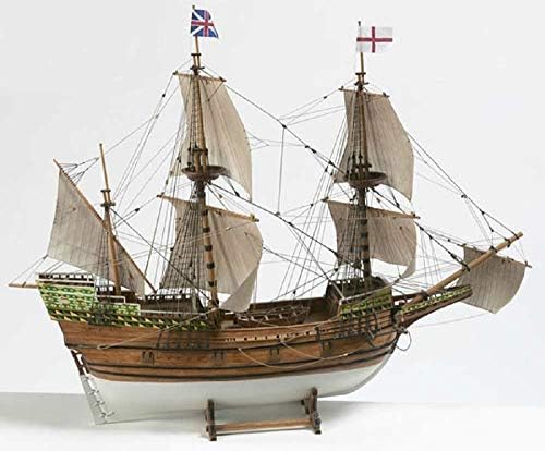 Barcos de cobrança Mayflower 1:60 Hull de madeira em escala