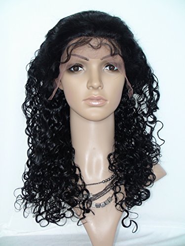 8a 24 de renda cheia de gluia cabelos humanos peruan virgem Remy Human Human Color Curly 1