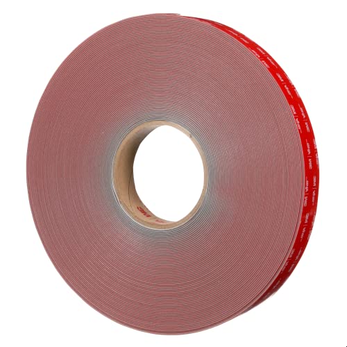 VHB Tape Rp+160gf, cinza, 1 em x 36 m, 62 mil, revestimento de filme, 9 rolos/estojo