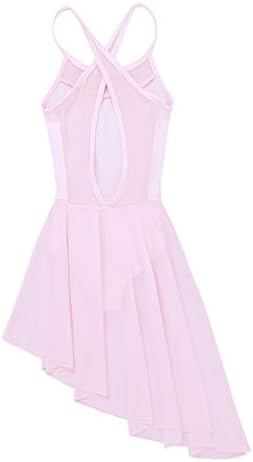 Hansber Kids Girls Ballet Dance Dress Vestido Cruz Cross Back