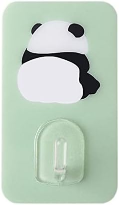 Vefsu porta fofa desenho animado pequeno gancho de banheiro grudado atrás de gancho pegajoso o gancho de papel toalha