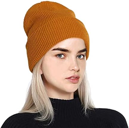 Chapéus de gorro unissex de ottsas para mulheres meninas homens, chapéu de chapéu de inverno chapéu de crânio quente