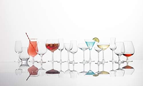 Schott Zwiesel Tritan Crystal Glass Barware Bar Especial Coquetel de uísque Nosing Snifter Glasses, 10,9 oz, claro